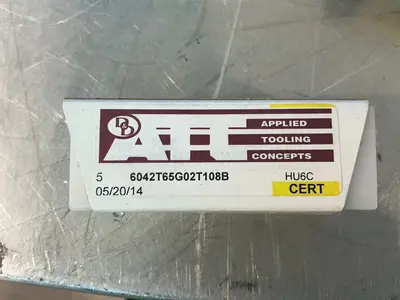 New | in-Stock APPLIED TOOLING CONCEPTS 6042T65G02T108B Tooling & Accessories (Other) Ohio US | HGR 24 #1343930