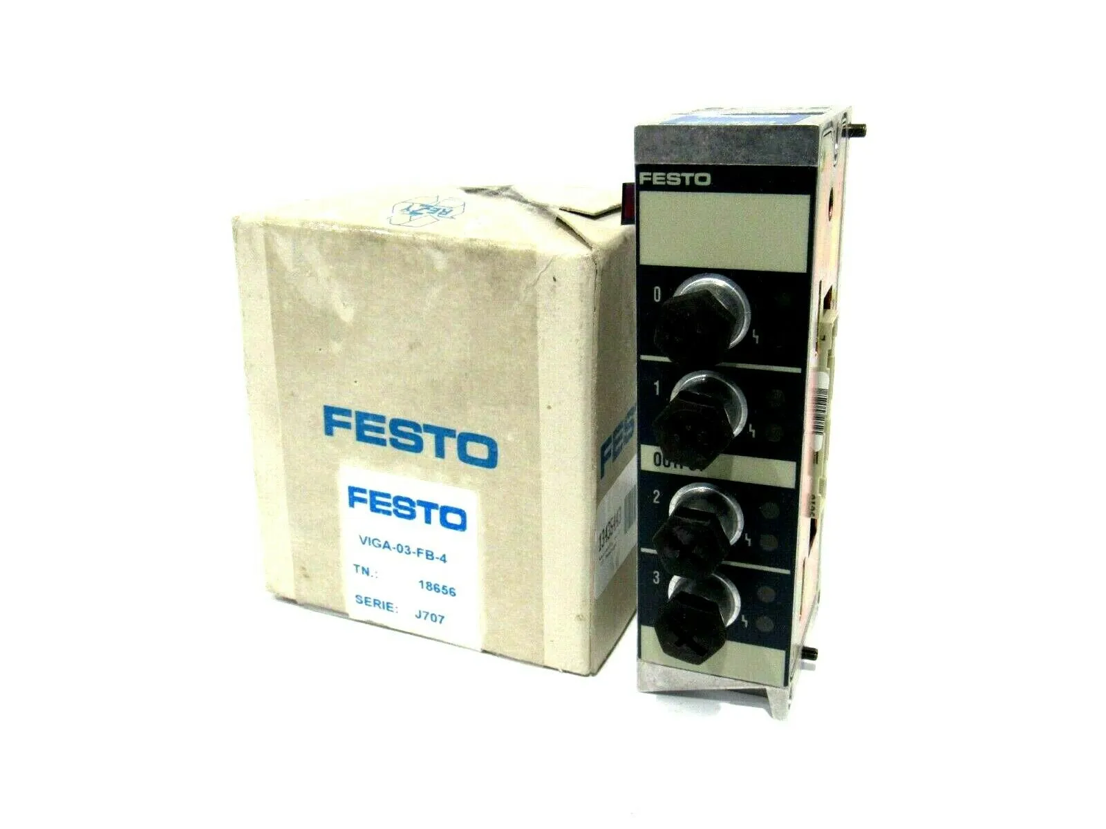 NEW FESTO VIGA-03-FB-4 OUTPUT MODULE 18656 VIGA03FB4