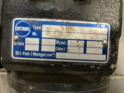 STOBER S102VF-0175-ES42 Servo Gear Drive / Speed Reducer 172RPM 2Nm 110V