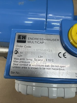 NEW Endress Hauser DC12TA-K11F55AMS1