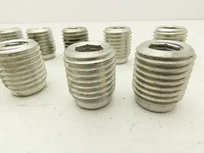 Threaded Locking Insert 3/4-10 x 1-1/4-7 Thread Repair Allen Hex Drive Lot of 13