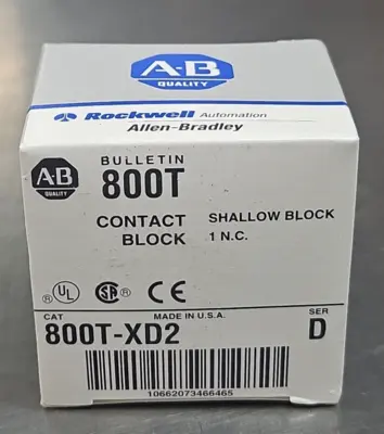 Allen-Bradley 800T-XD2 Series D Contact Block Loc4C14