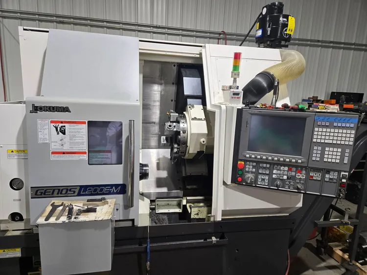 Used 2016 OKUMA Genos L200E-MY CNC Lathes Illinois US | Asset Exchange Corporation #945888