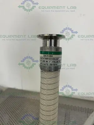 USED SANI TECH STHT-WR-1000 84" SILICONE HOSE W/ 1" SANITARY FITTING