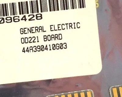 GENERAL ELECTRIC 44A390410-G03 CIRCUIT BOARD CARD 0D221, 44A390410G03 REPAIRED