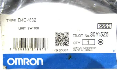 NEW OMRON D4C-1632 LIMIT SWITCH D4C1632