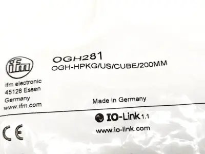 New | in-Stock ifm Diffuse Reflection Sensor, Background Supp. Photoelectric Sensors Michigan US | Maverick Industrial Sales #1410660