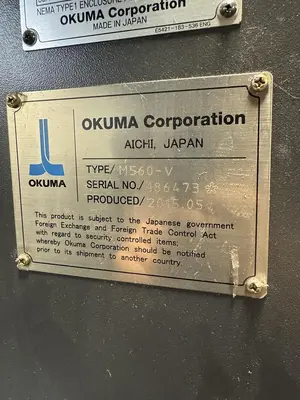 USED 2015 OKUMA GENOS M560-V