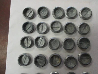 Used Misc. Fitting Slotted Metric Threaded Plugs (QTY 39)