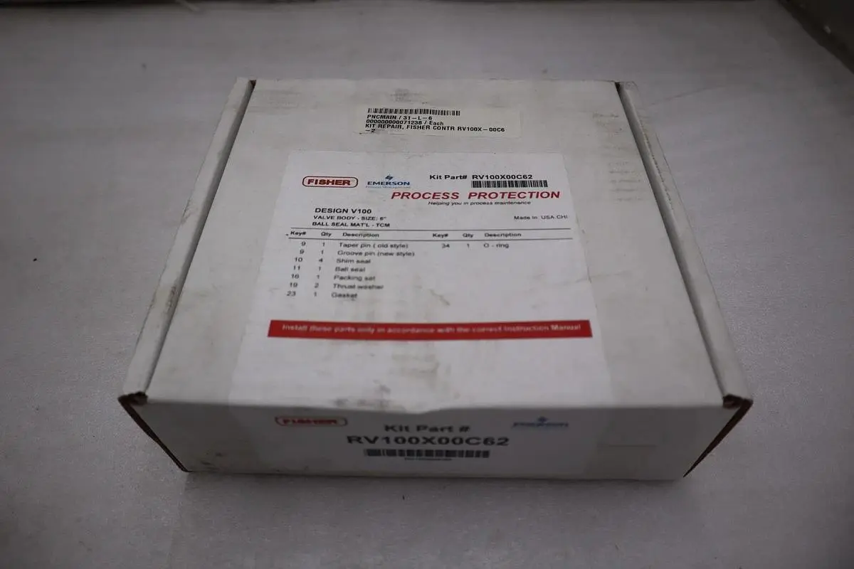Fisher RV100X00C62 REPAIR KIT,  COMPOSITION SEAT, 6"  V100 - STOCK GF165A