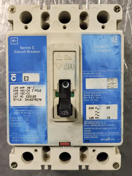 Used EATON ED3125 Switchgears British Columbia CA | Lenmark #241158