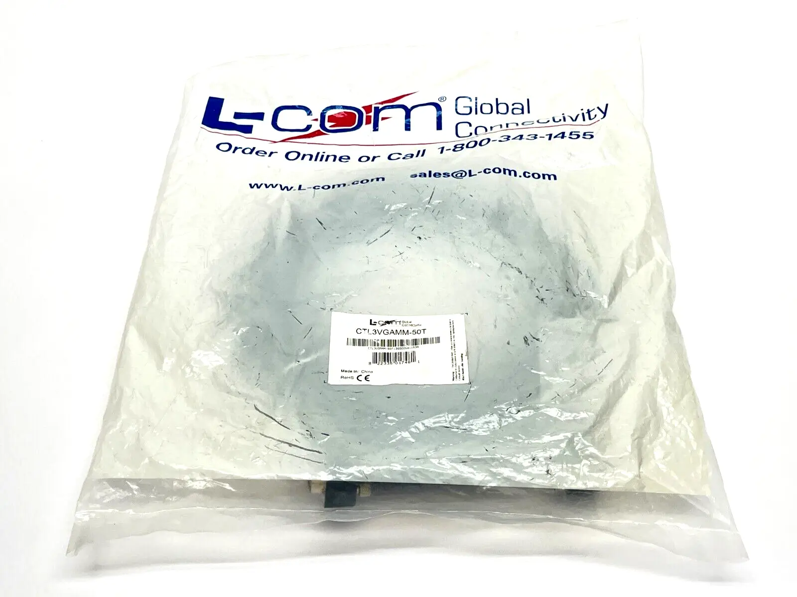 New | in-Stock L-Com CTL3VGAMM-50T Cable & Wire Michigan US | Maverick Industrial Sales #1489947