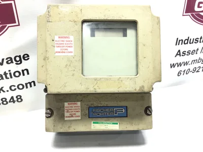 FISHER PORTER MAG-YM 50XM13BBAD10AAGC222 MAGNETIC FLOWMETER SIGNAL CONVERTER