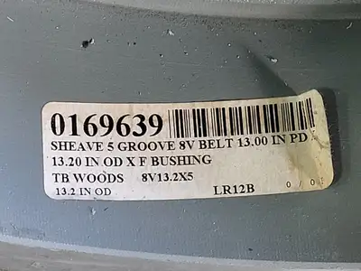 USED TB WOOD'S 8V13.2X5-F