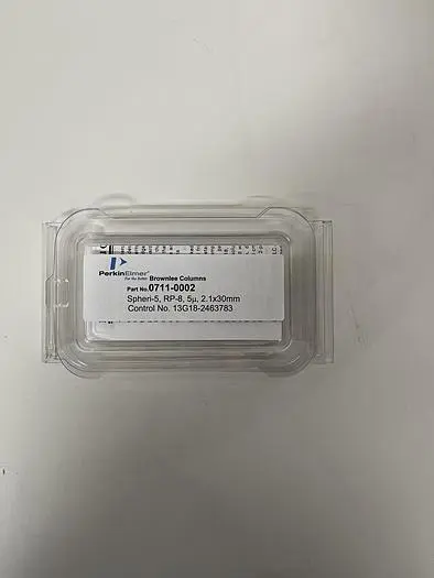 NEW LOT OF 2 PERKIN ELMER 0711-0002 BROWNLEE COLUMNS SPHERI-5, RP-8, 2.1X30MM, 5U