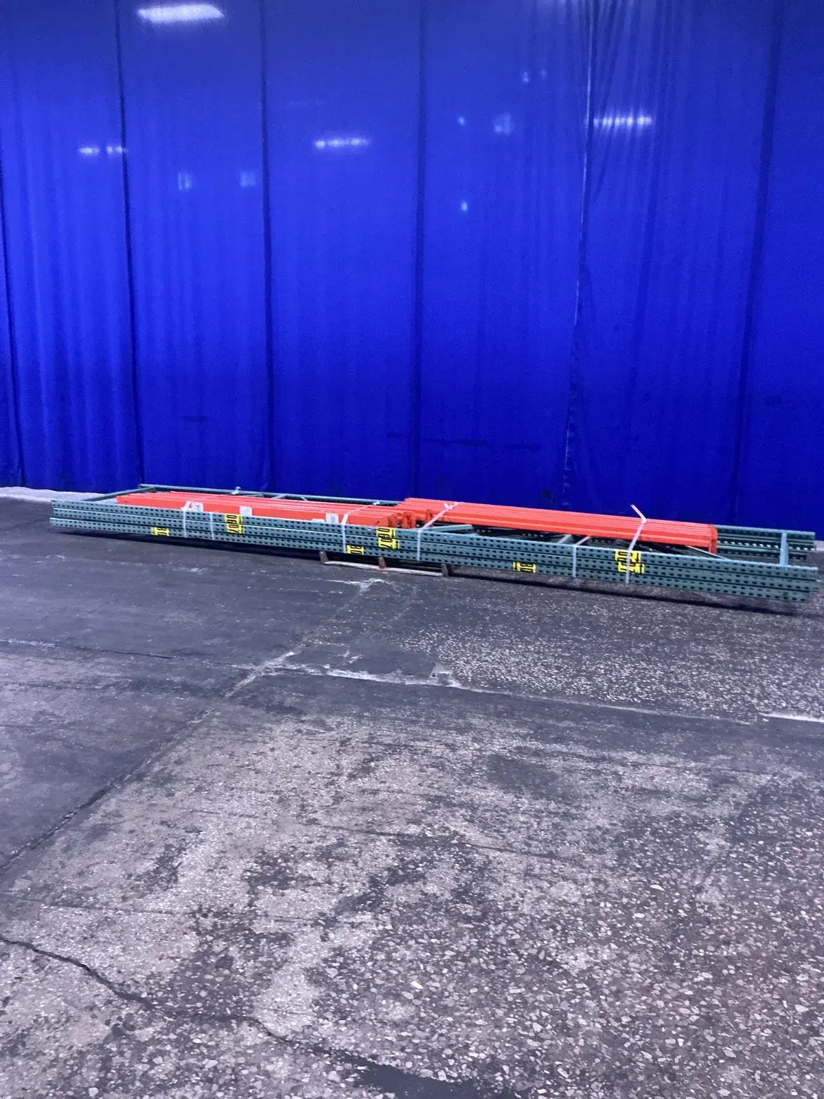 44” X 241”  Pallet Racking - Teardrop