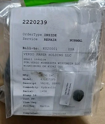 USED MOOG 631F172F5