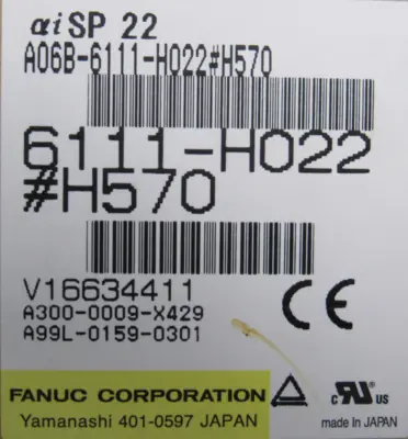 NEW FANUC A06B-6111-H022#H570 SPINDLE DRIVE A06B6111H022H570