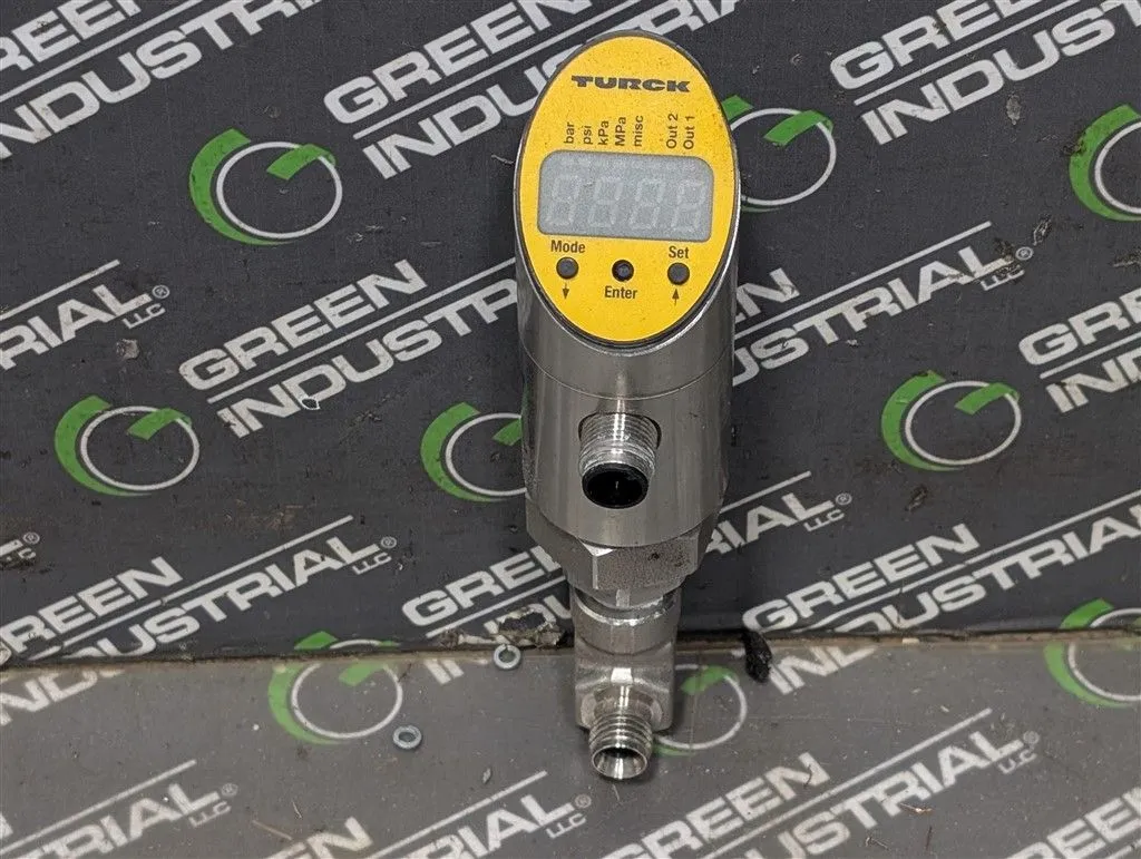 Turck PS100R-503-LI2UPN8X-H1141 Rotatable Pressure Transmitter Used