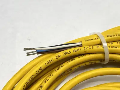 USED TURCK MINIFAST CORDSET 4 PIN FEMALE TO CUT END U2281-1