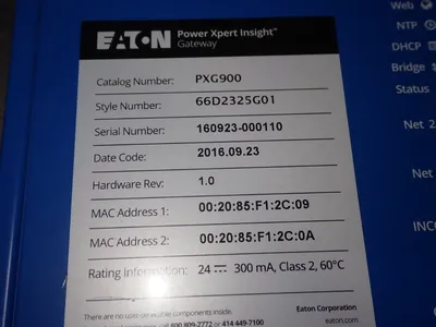USED 2016 EATON PXG900