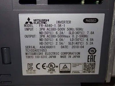 NEW 2018 MITSUBISHI ELECTRIC FRA8401.5K1