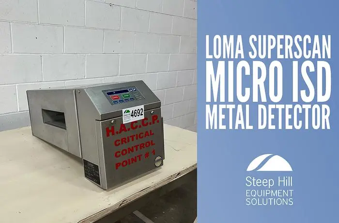 Used LOMA SYSTEMS MICRO ISC Metal Detectors | Steep Hill Equipment Solutions #773427