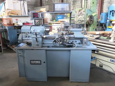 Hardinge HLV-H Precision Toolroom Lathe IN/MM with DRO