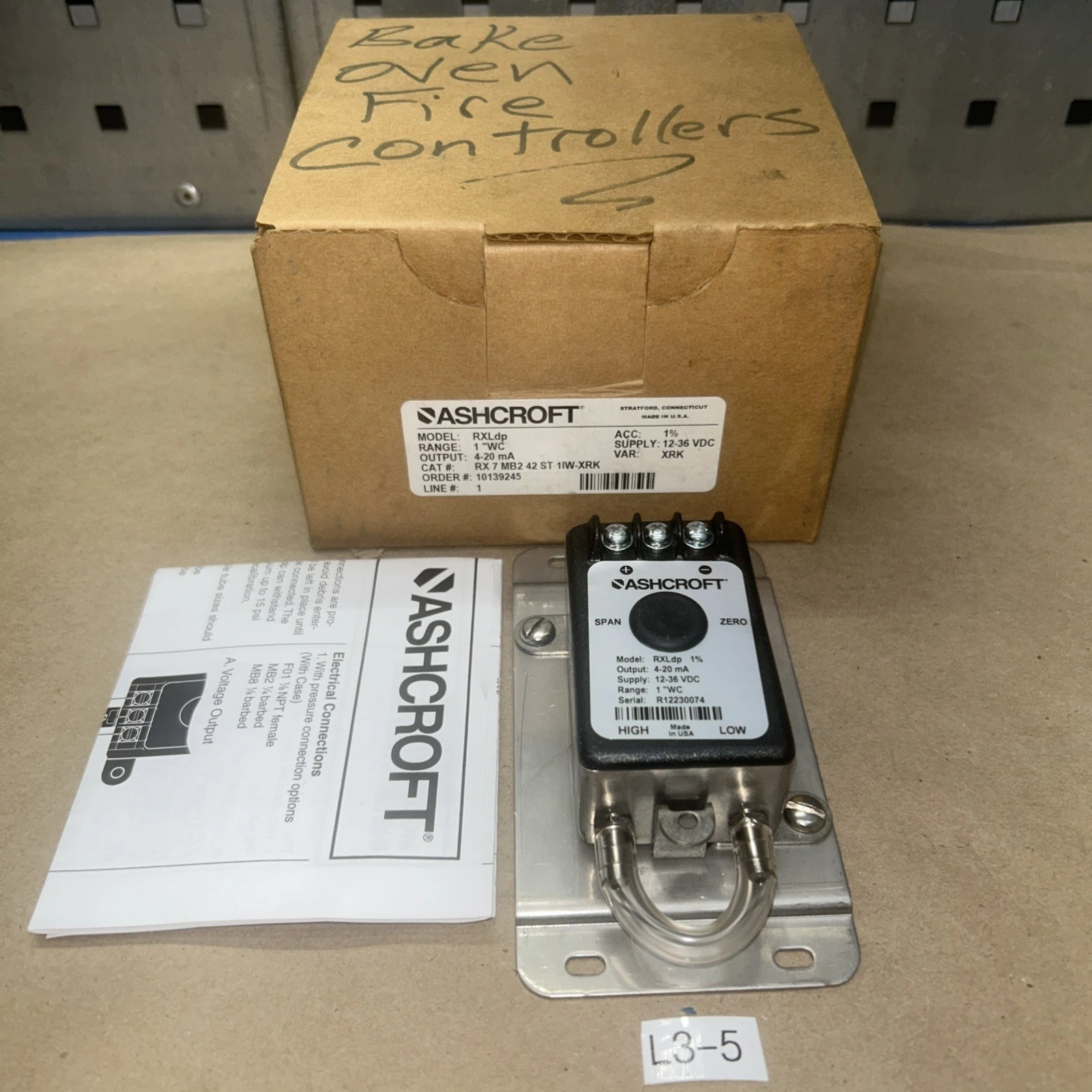 NEW Ashcroft RXLdp
