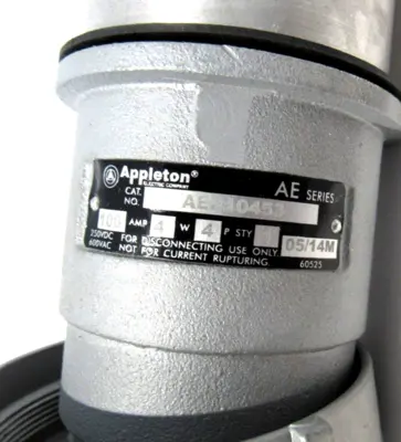 NEW APPLETON AEP10453 100A AE PLUG 4W4P