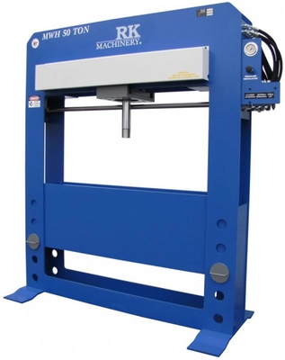 RK HYDRAULIC H-FRAME PRESS, MODEL HFP-50T XW