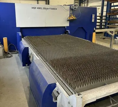 USED 2016 MICROSTEP MSF 4001.20LTK+T500 4KW IPG