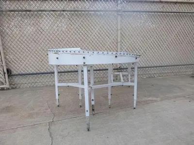 Conveyor, Roller, 17" x 60', Adjustable Height, 180 Degrees, #S743801