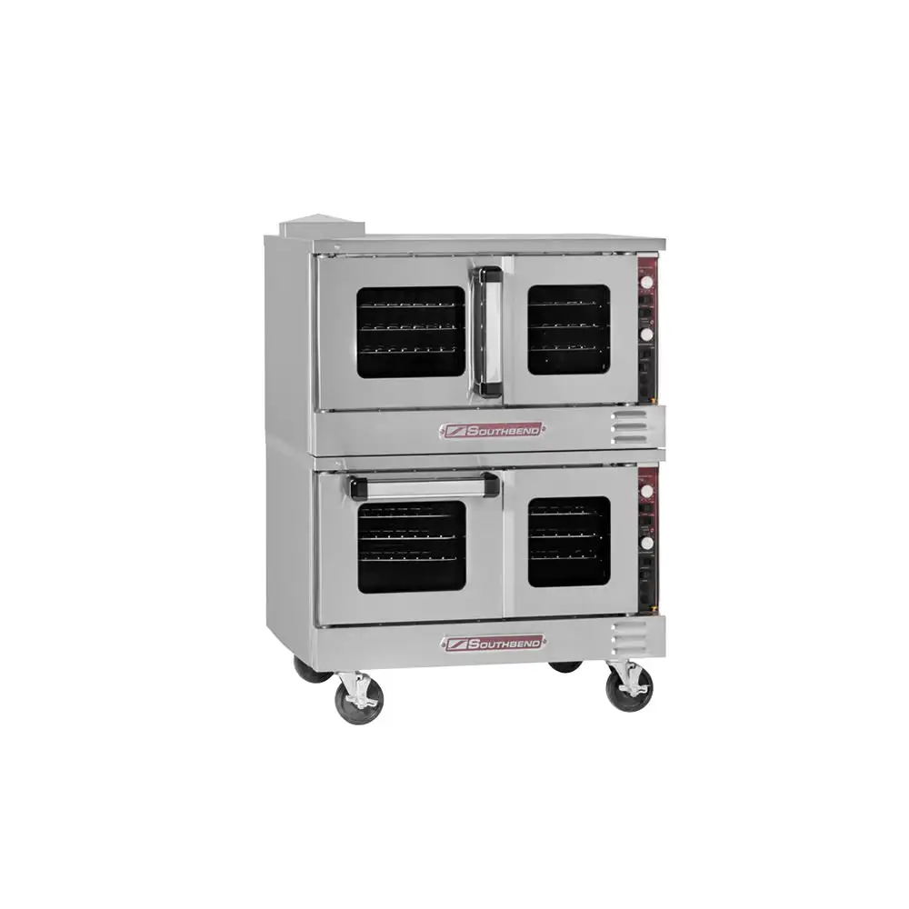 Southbend TVGS/22SC Truvection Double Full Size Natural Gas Convection Oven - 52,000 BTU