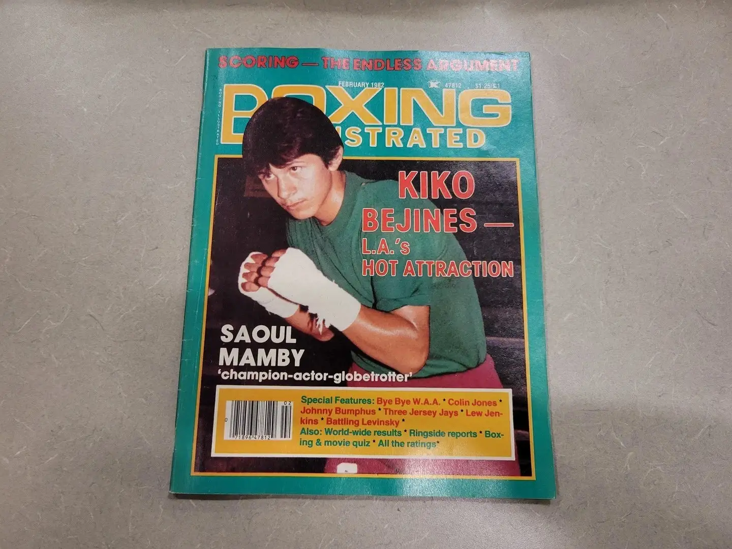 USED BOXING FEBRUARY 1982