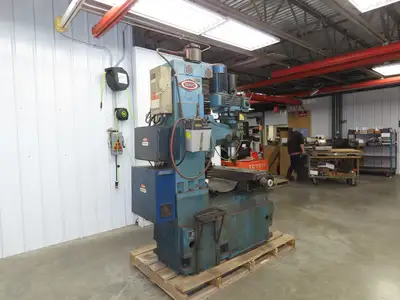Servo Servo II Knee Mill Milling Machine 10X54" Bed 5Hp 240VAC 3Ph *Read