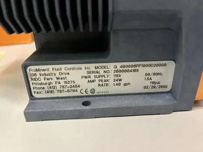New | in-Stock PROMINENT G/4B0806PP1000D20000 Pumps | Surplus Asset Holdings #1206355