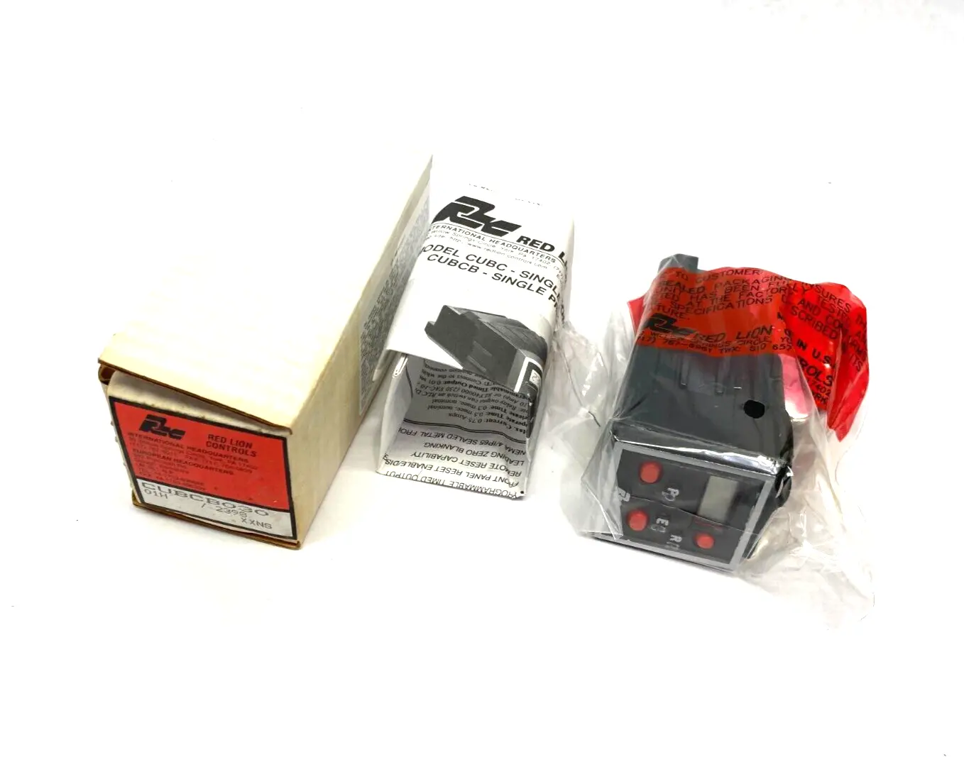 NEW RED LION CONTROLS SINGLE PRESET COUNTER W/ BATCH INDICATION 10-28VDC