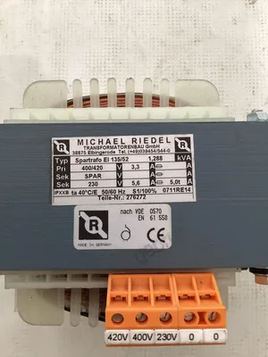 Michael Riedel 135/52  Isolation Transformer