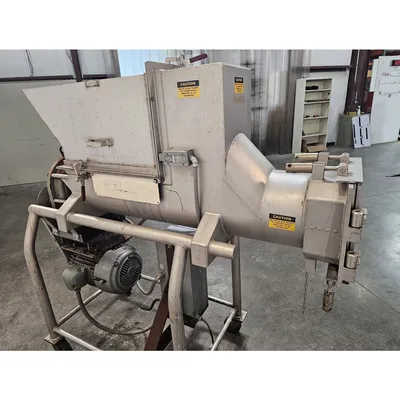 Used 15HP Stainless Steel Cheese Screw Extruder 12" Dia.