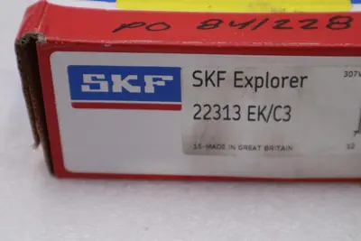 SKF 22313 EK/C3 SPHERICAL ROLLER BEARING 65x140x48mm NEW UNIT STOCK 1559CC