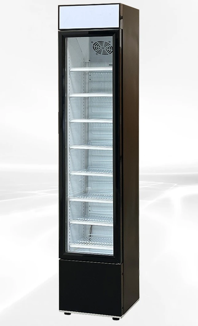171-0195 Commercial Narrow Glass Door Self ContainedCooler