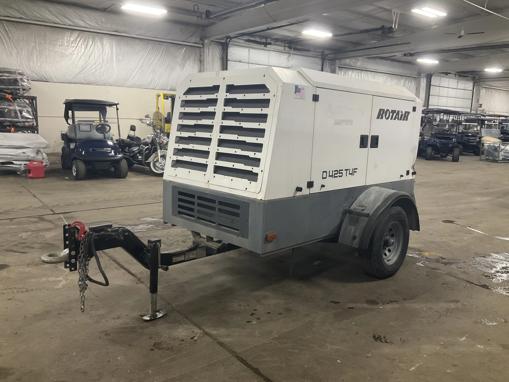 USED 2022 ELGI D425 T4F TOWABLE AIR COMPRESSOR
