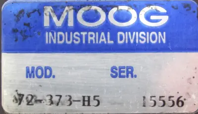 USED MOOG 72-373-H5 SERVO VALVE 72373H5