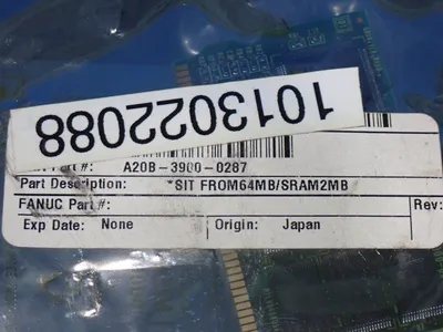 New | in-Stock FANUC A20B39000287 Memory Ohio US | HGR 24 #1130550