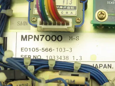 Okuma MPN7000M-S Operator Control Panel E0105-566-103-3 *READ