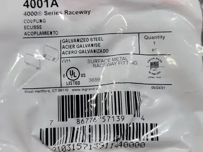 NEW 2021 WIREMOLD 4001A