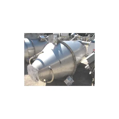 80 CUBIC FOOT USED MAC STAINLESS STEEL WEIGH BIN RECEIVER