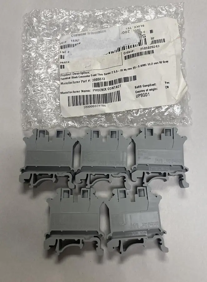 New | in-Stock PHOENIX CONTACT UK 10 N Miscellaneous Equipment (Electrical & Power) | Surplus Asset Holdings #1194444