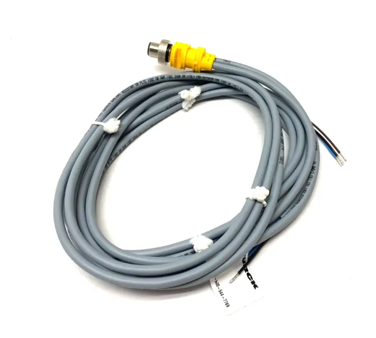 New | in-Stock Turck Splitter Junction Cordset M12 4-Pin to Dual Pigtail Connector Accessories Michigan US | Maverick Industrial Sales #1483138